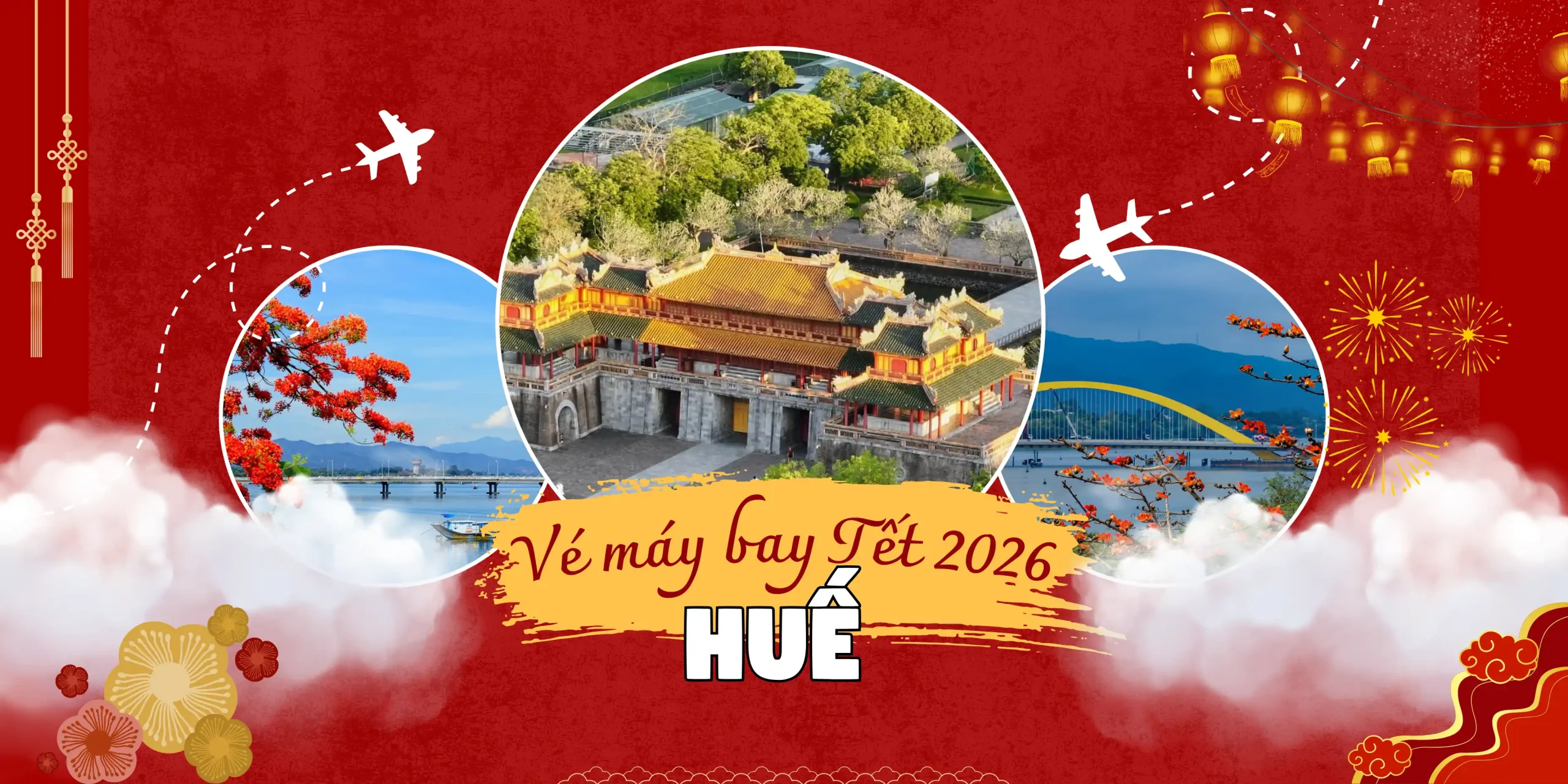 Săn vé máy bay Tết đi Huế giá rẻ ngay hôm nay