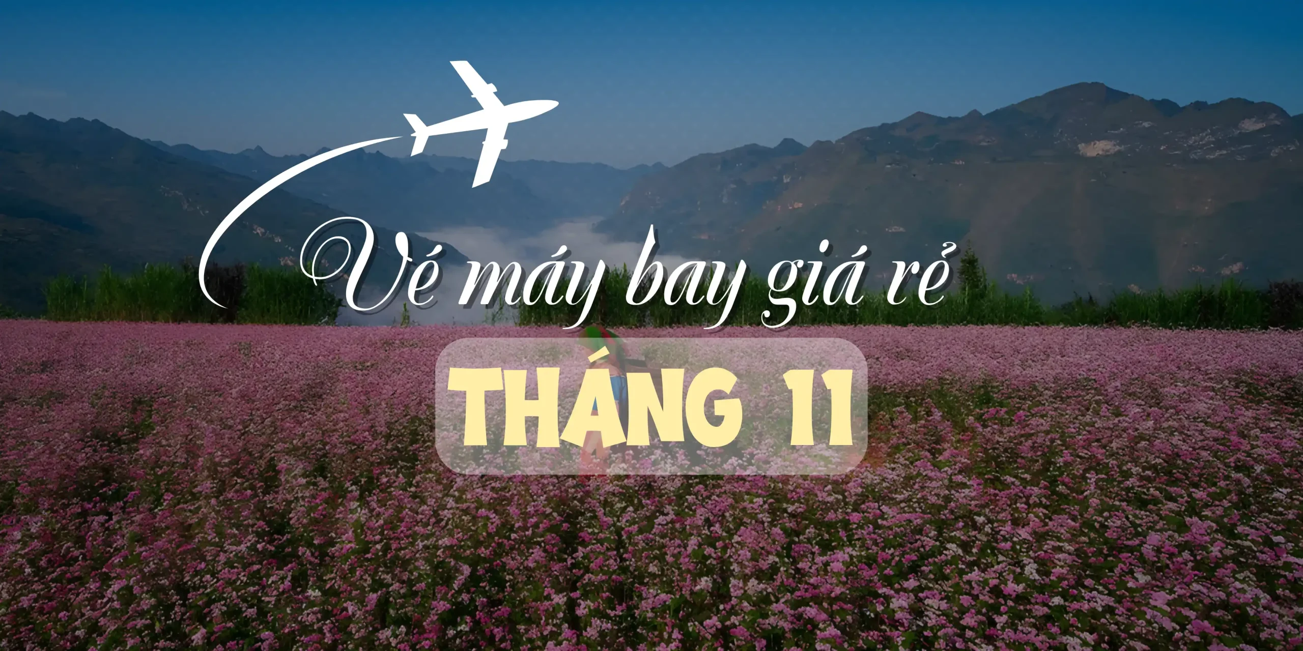 Vé máy bay giá rẻ tháng 11 chỉ từ 800.000 VNĐ