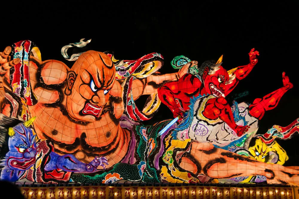 Lễ hội đèn lồng khổng lồ đầy màu sắc Nebuta Matsuri