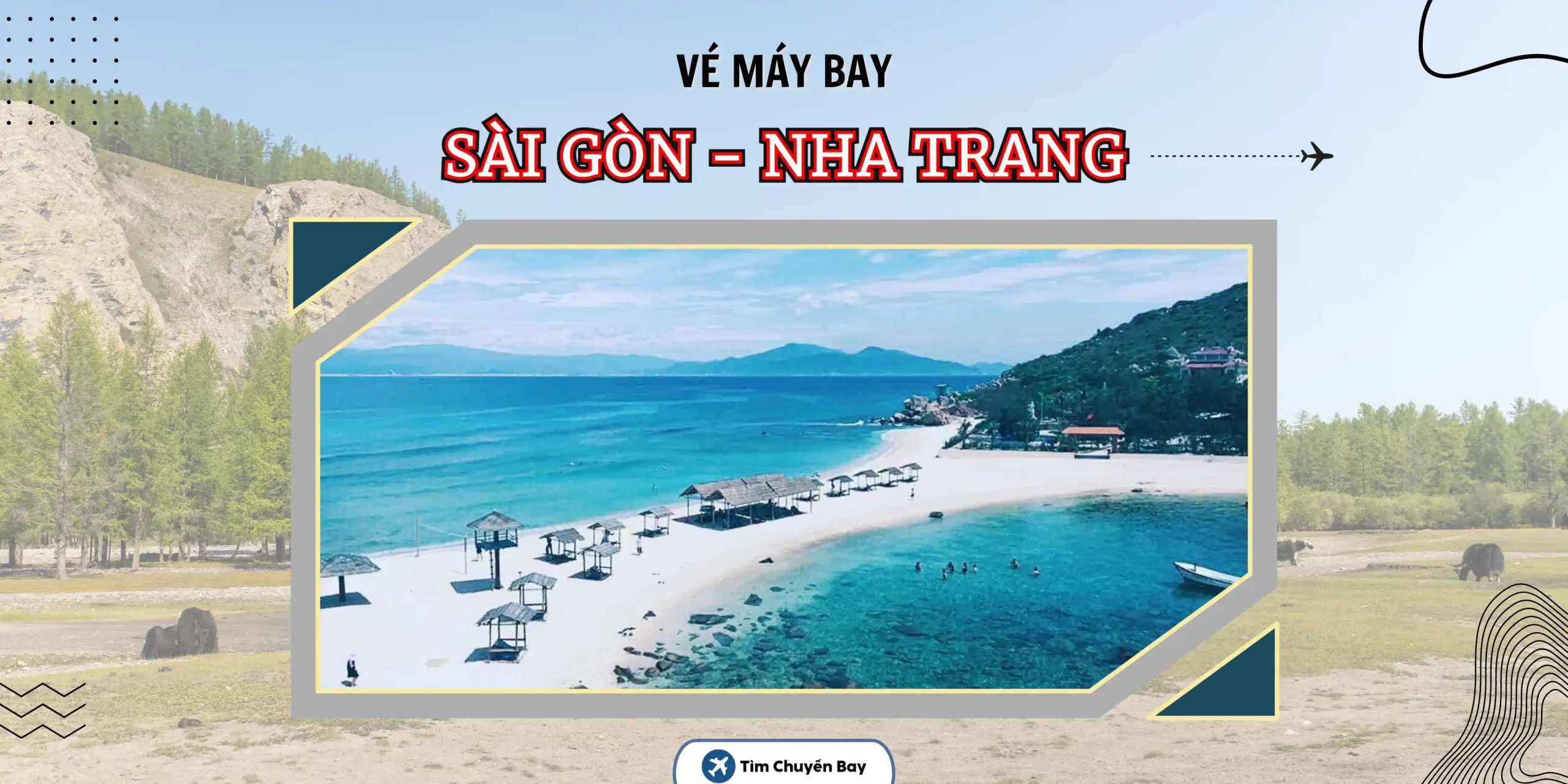 Vé máy bay Sài Gòn Nha Trang đến với thành phố biển