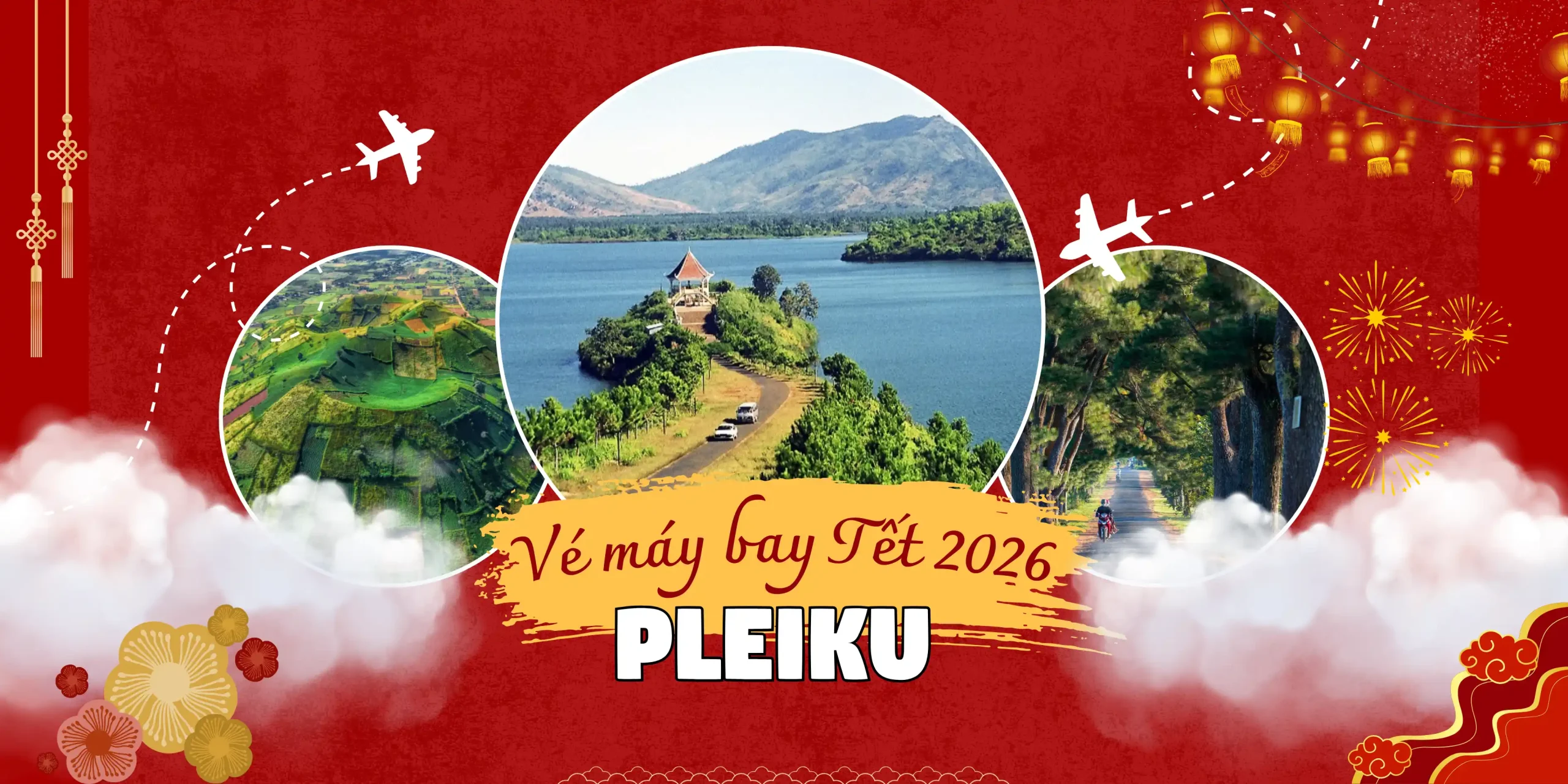 Vé máy bay Tết đi Pleiku, hành trình trở về phố núi thương yêu