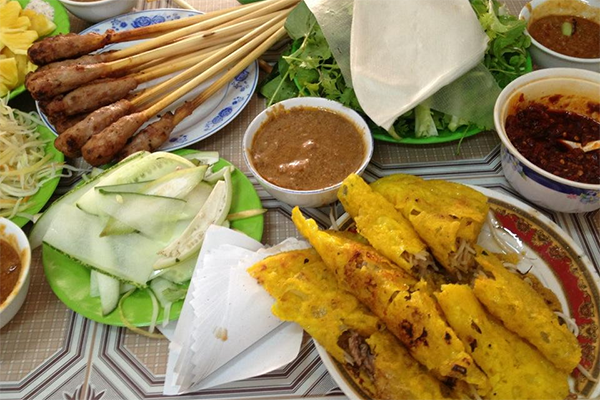 Bánh xèo hấp dẫn