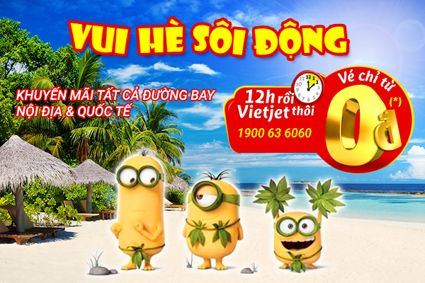 Chương trình khuyến mãi 0đ của Vietjet