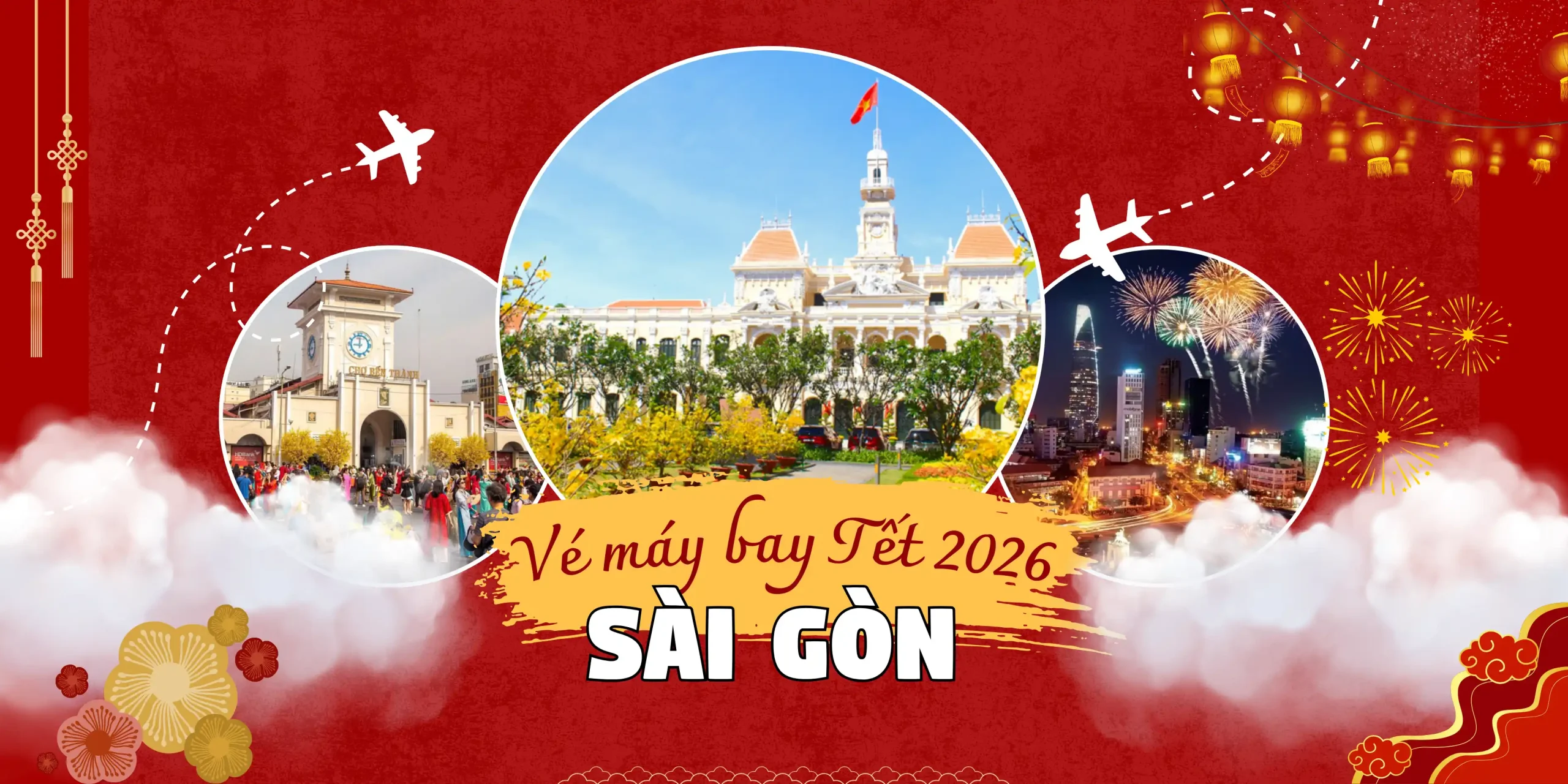 Vé máy bay Tết đi Sài Gòn cảm nhận thành phố yên bình lạ thường