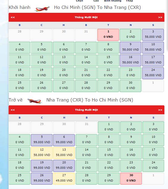 Cách săn vé máy bay 0 đồng Vietjet Air 5