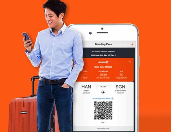 thủ tục đi máy bay Jetstar 