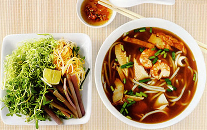 bún mắm,