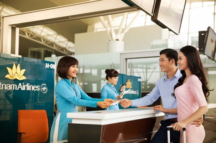 Hướng dẫn làm thủ tục đi máy bay Vietnam Airlines