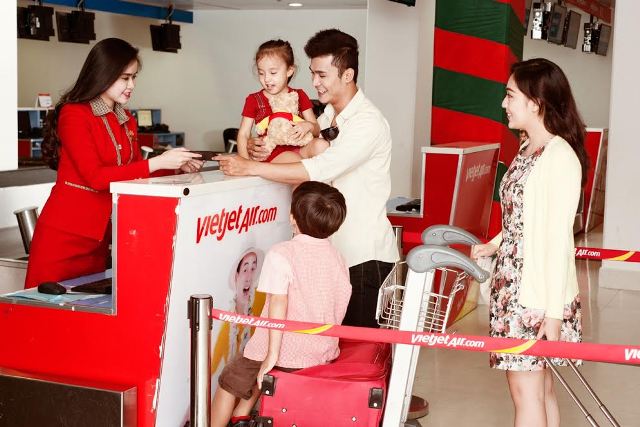 Hướng dẫn check in trực tuyến Vietjet Air