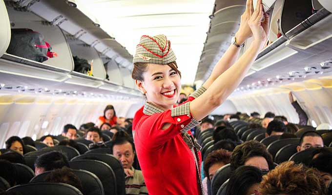 Quy định mang chất lỏng lên máy bay Vietjet