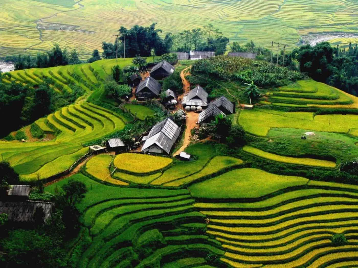 Tây Bắc vào màu thu mang vẻ đẹp tựa như bức tranh hùng vĩ