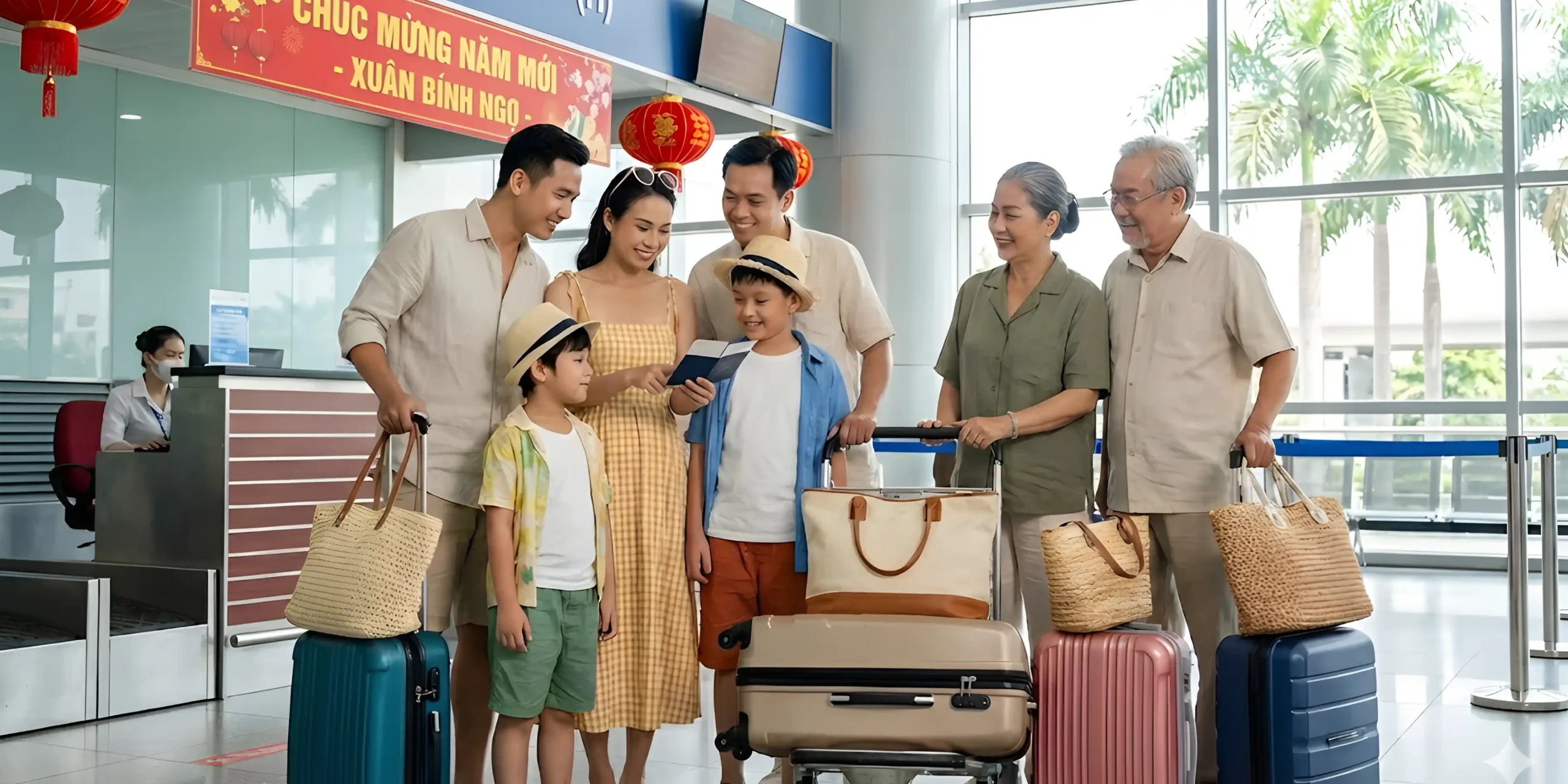Vé máy bay mùng 4 Tết